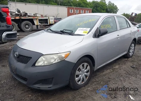 2009 Toyota Corolla Le from USA, damaged, VIN 1NXBU40E69Z157646